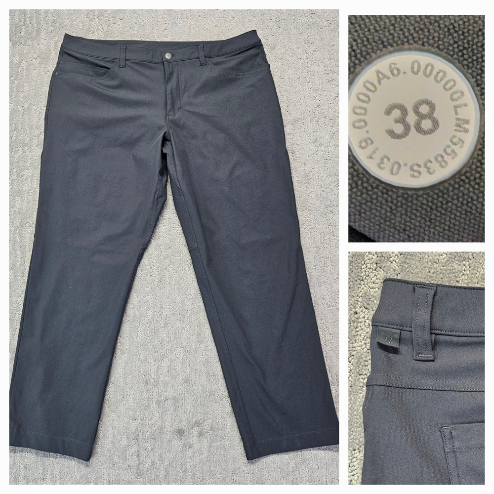 Lululemon Men's  ABC Classic-Fit 5 Pocket Pant Sz. 30 X 29‎ Warpstreme Black